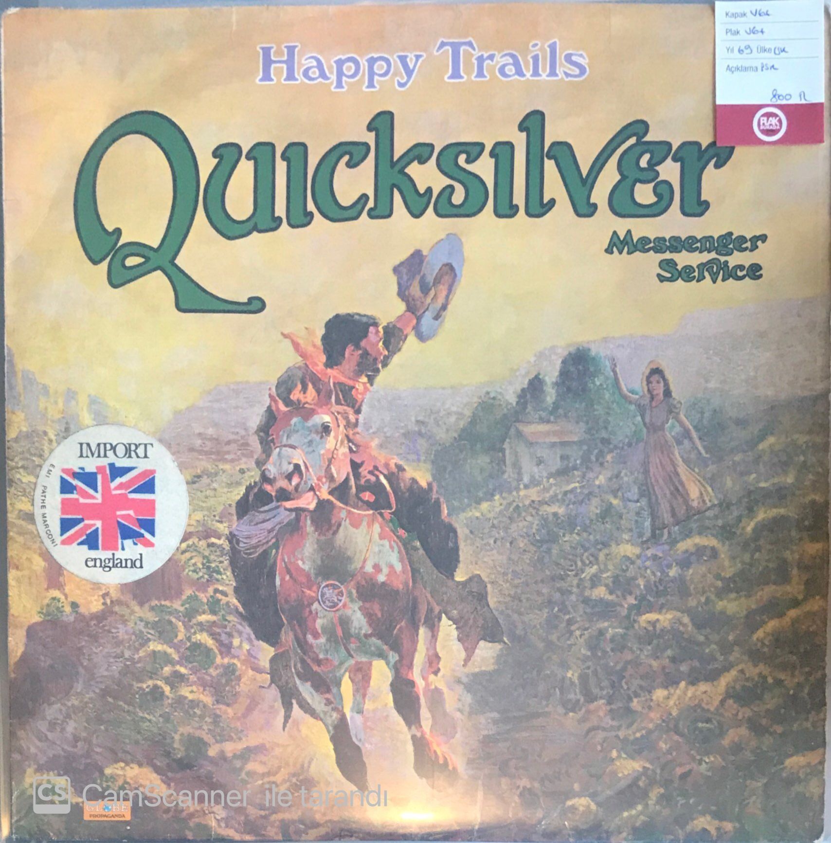 Quicksilver - Happy Trails LP