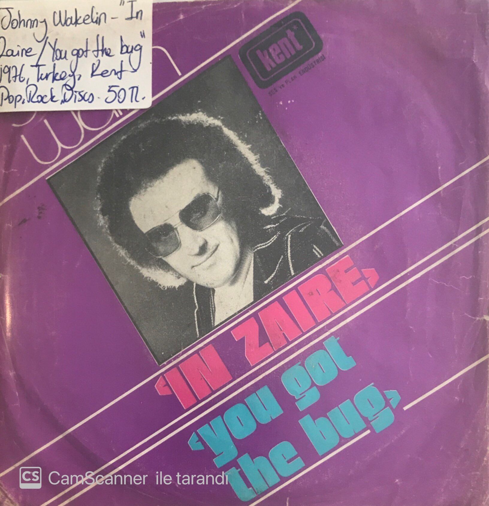 Johnny Wakelin In Zaire 45lik