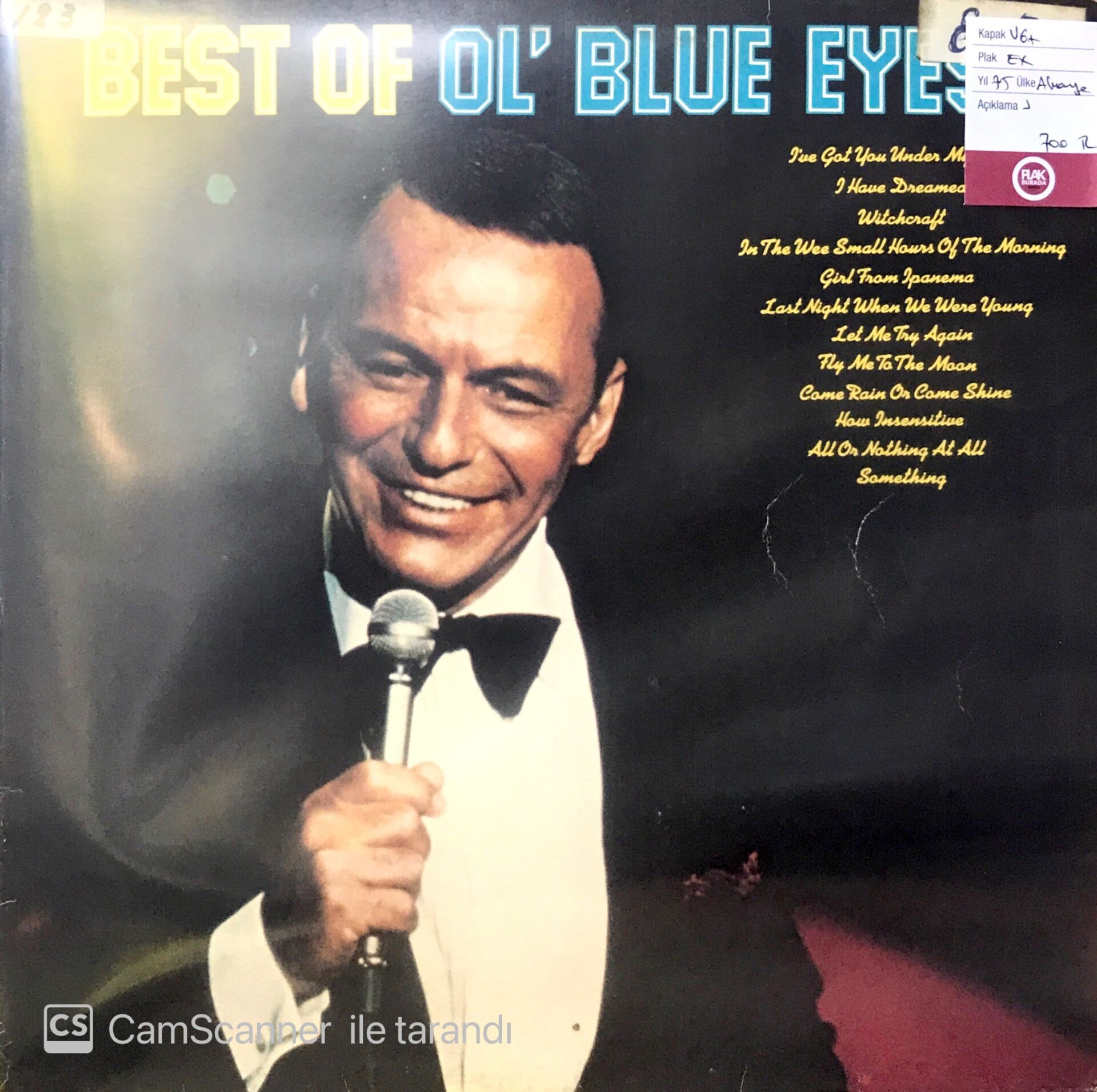 Best Of Ol' Blue Eyes - Frank Sinatra LP