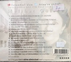 İstanbul'dan Atina'ya Türküler CD