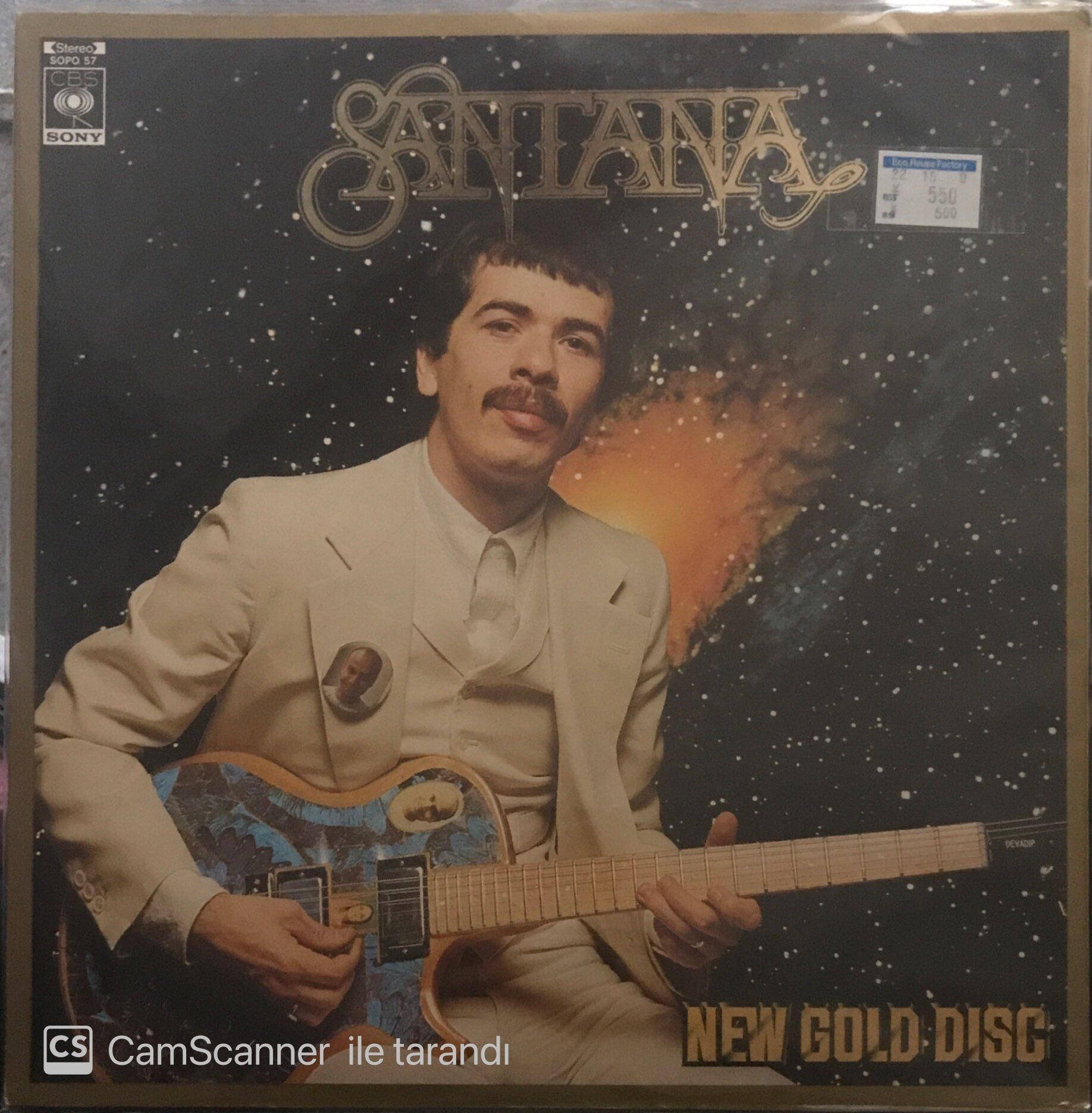 Santana New Gold Disc Japon Baskı LP