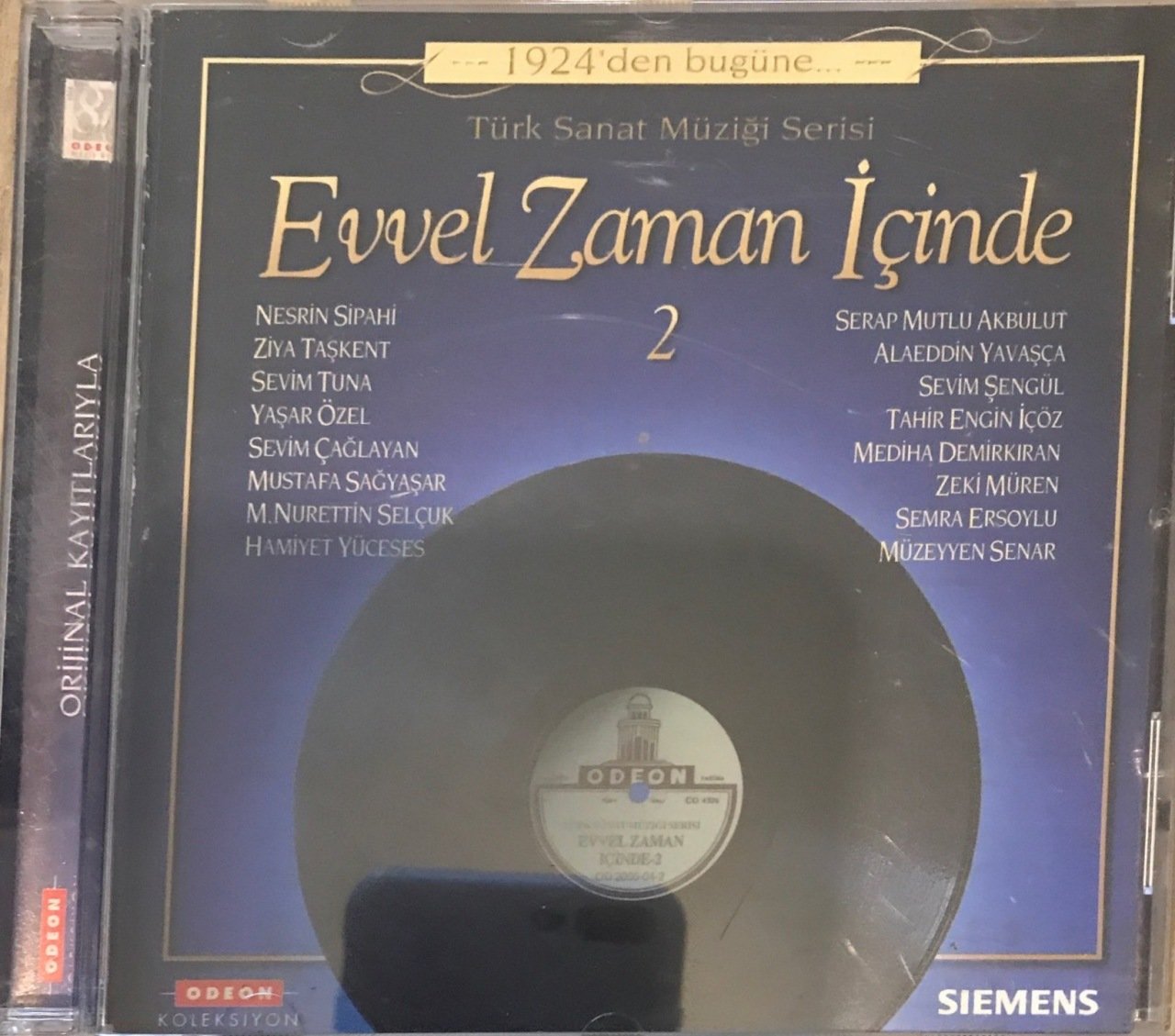 Türk Sanat Müziği Serisi Evvel Zaman İçinde 2 CD