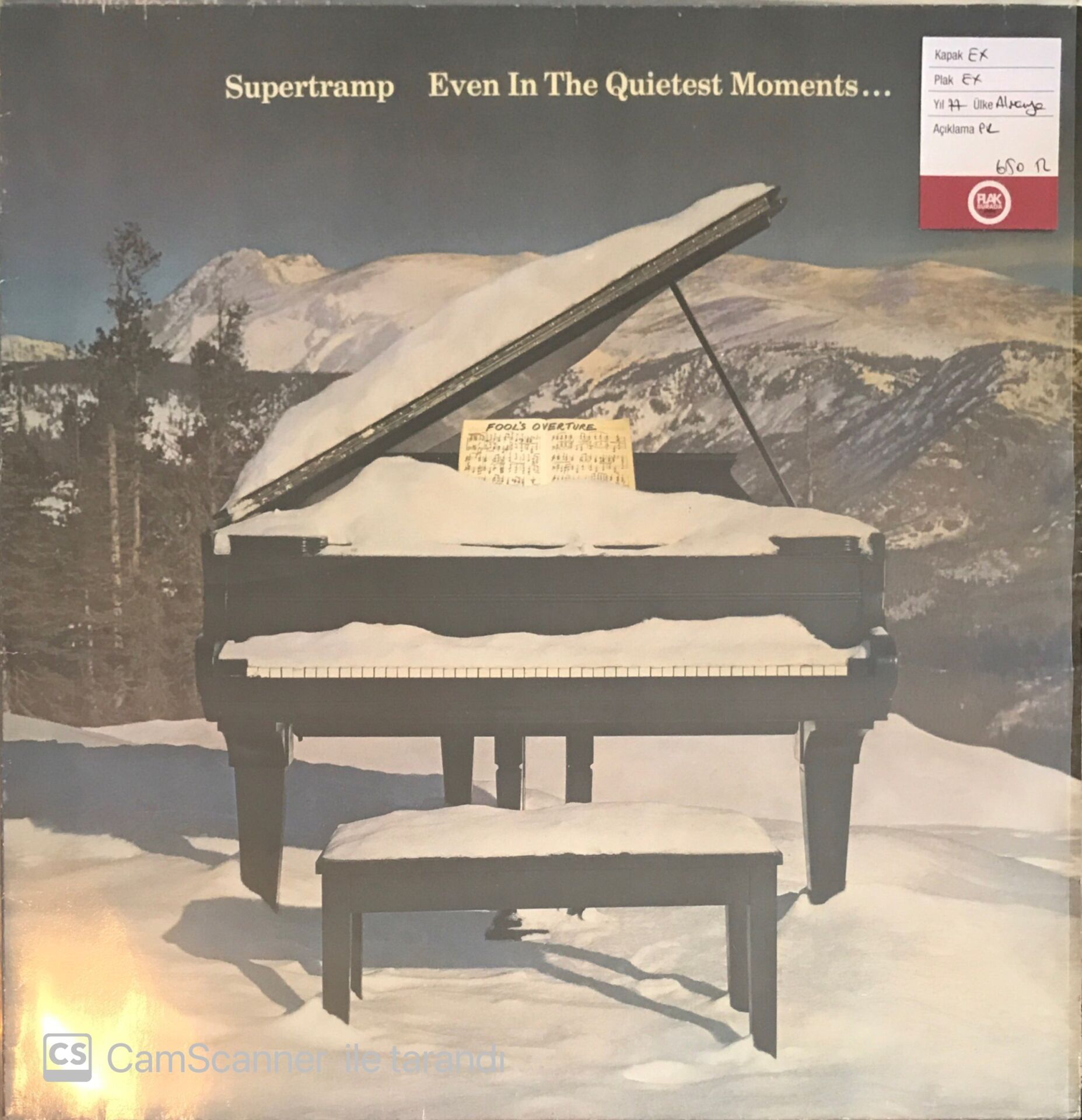 Supertramp - Even In The Quietest Moments LP