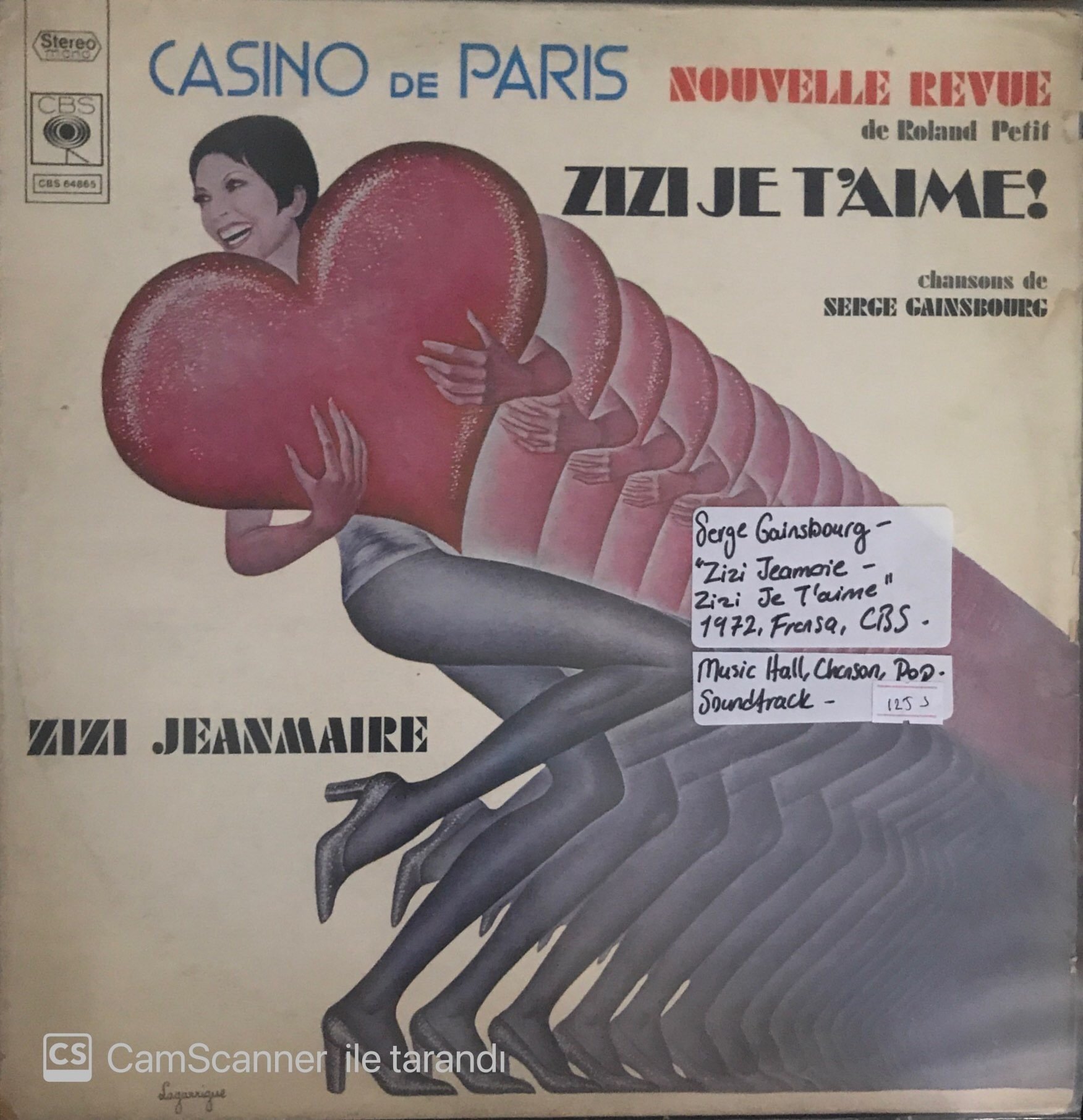 Serge Gainsbourg Zizi Jeamarie LP
