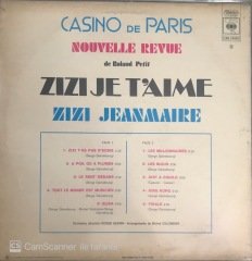 Serge Gainsbourg Zizi Jeamarie LP