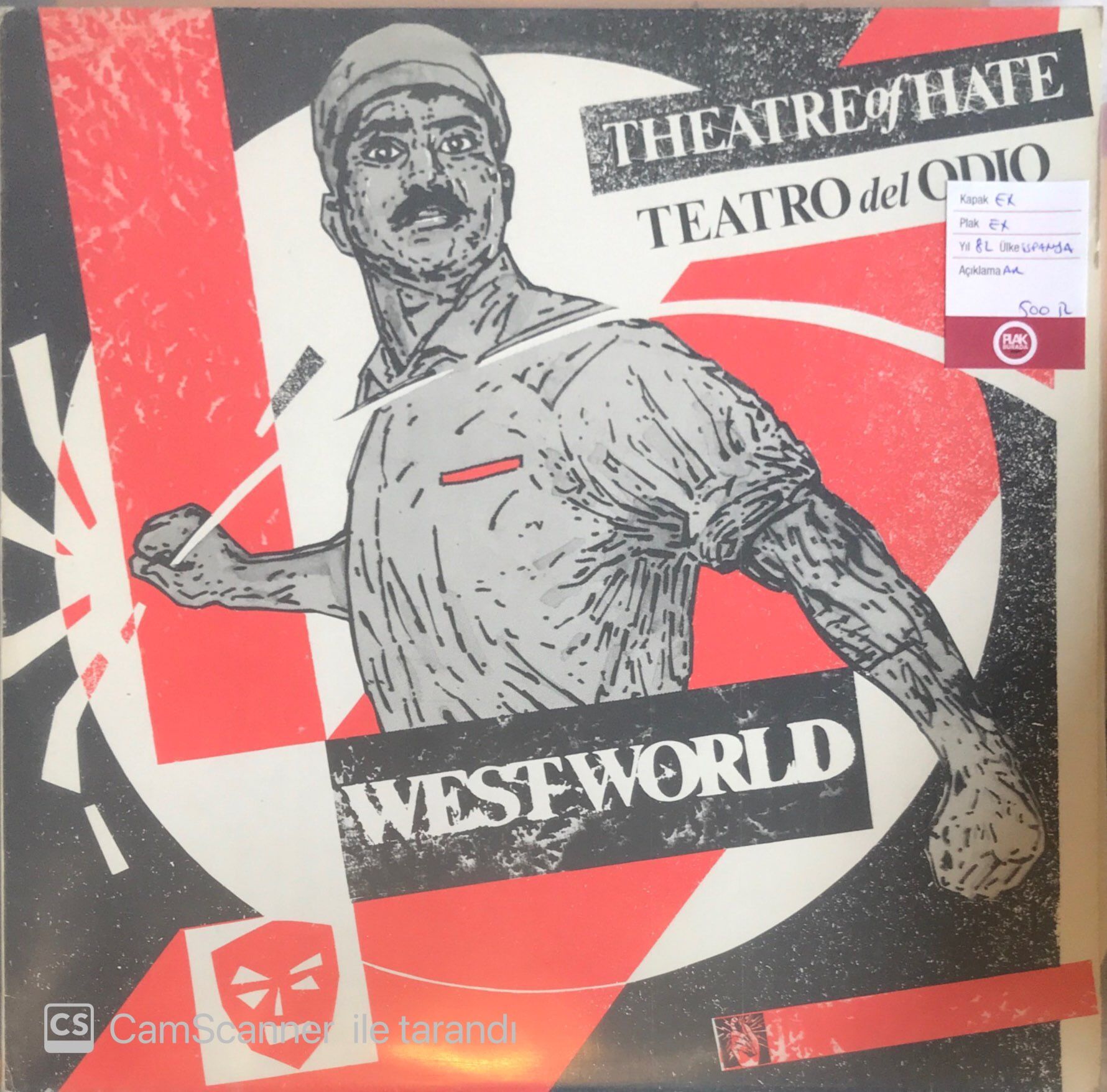 West World - Theatre Of Hate Teatro Del Odio LP