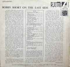 Bobby Short - Bobby Short On The East Side LP