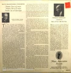 Johann Sebastian Bach The brandenburg Concertos LP + 10inc.