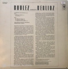 The London Symhpony Orchestra Boulez Conducts Berlioz Symphonie Fantastique LP