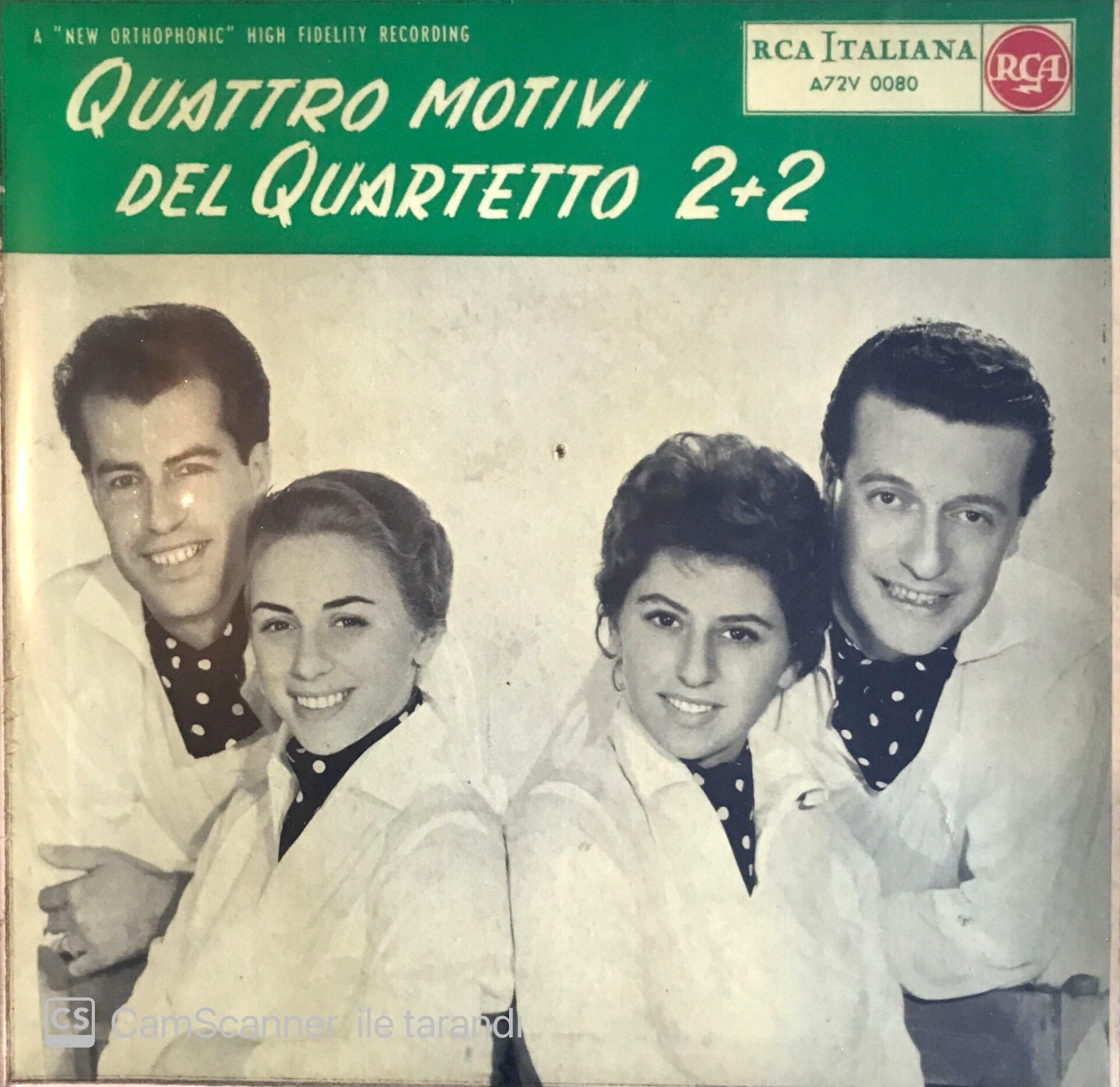 Quattro Motivi Del Quartetto EP 45'lik