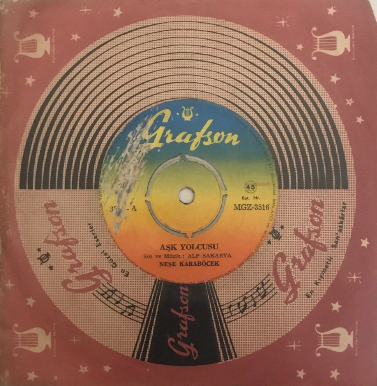 Neşe Karaböcek Aşk Yolcusu 45lik