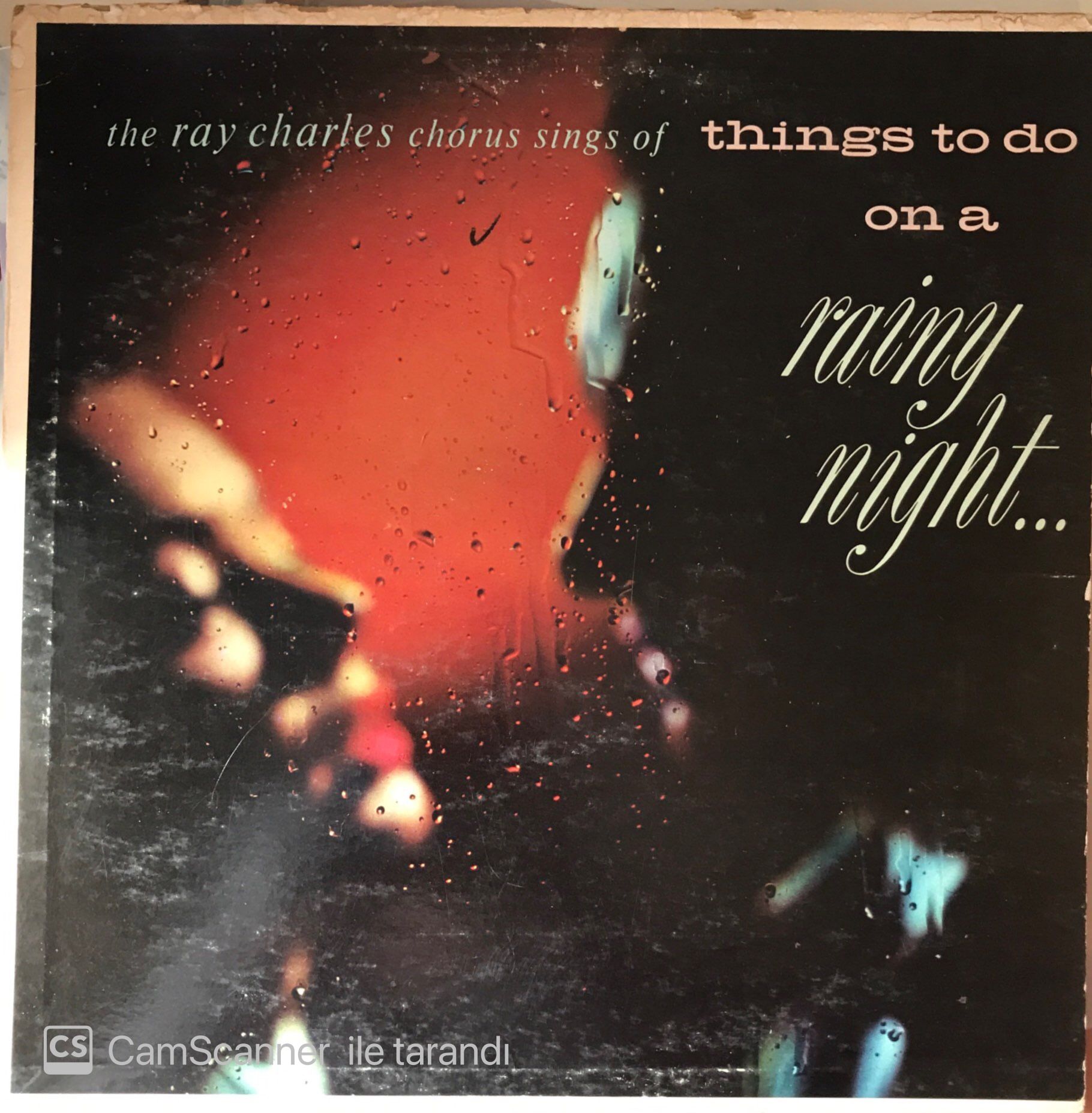 The Ray Charles Chorus Sings Of Things To Do On A Rainy Night LP