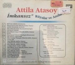 Attila Atasoy İmkansız Rüyalar ve Anılar CD