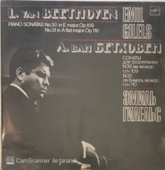 L. Van Beethoven Emil Gilels Piana Sonatas No.30 LP