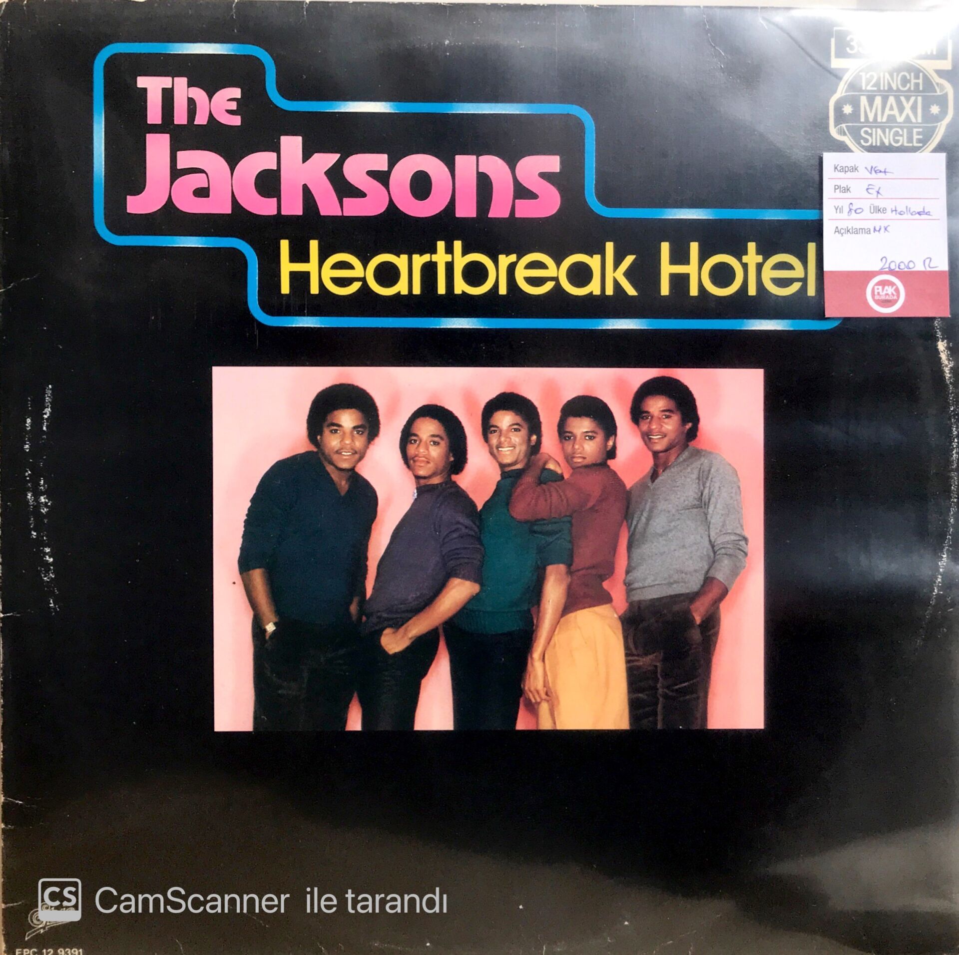 The Jacksons / Heartbreak Hotel LP Maxi Single