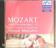 Mozart - Violin Concertos  Nos.1-5 - Yehudi Menuhin   2 x CD