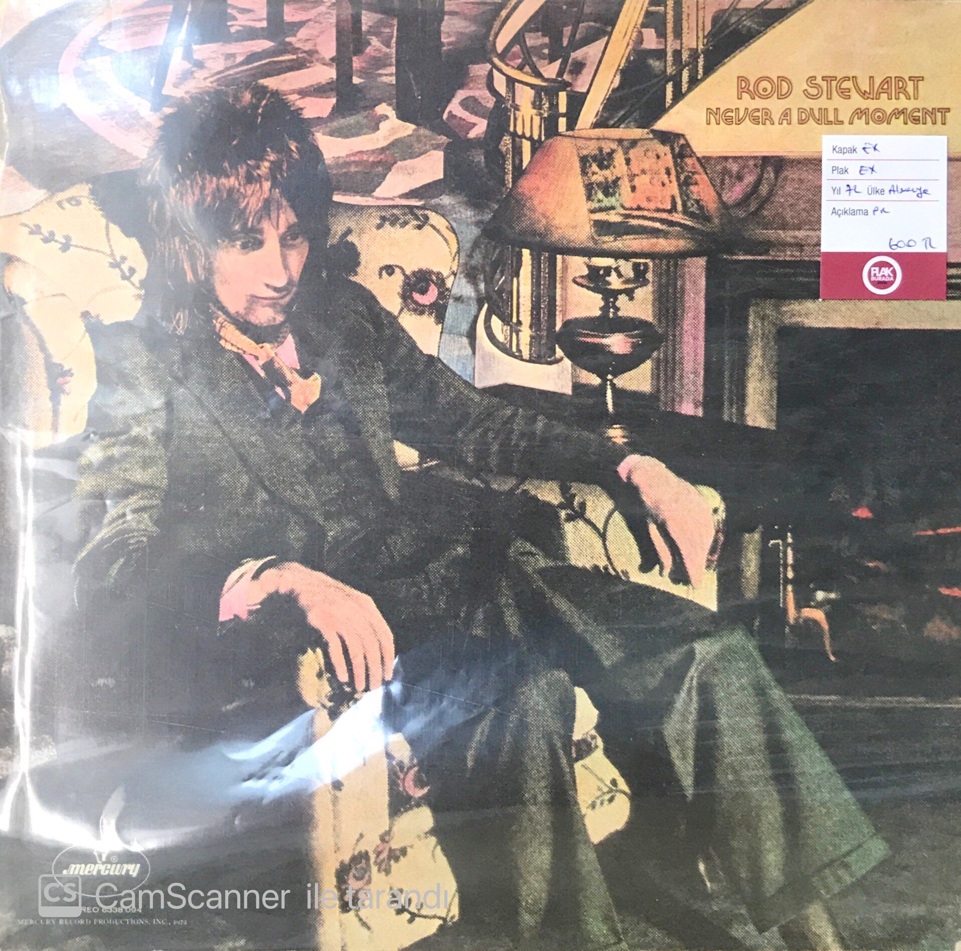 Rod Stewart Never A Dull Moment LP