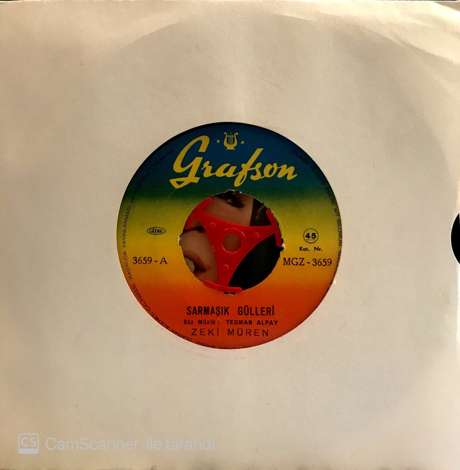 Zeki Müren Sarmaşık Gülleri 45lik