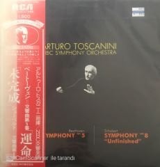 Arturo Toscanini Beethoven Symphony No 5 - Schubert Symphony No 8 Japon Baskı LP