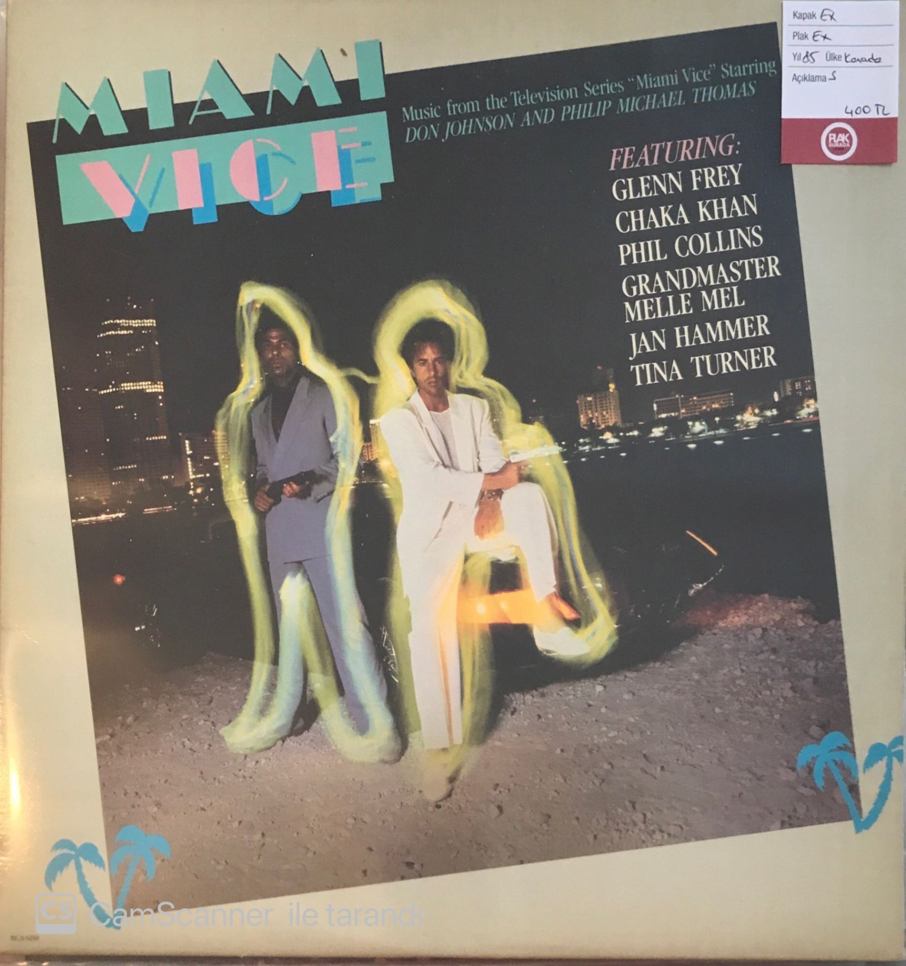 Music From The Television Series ''Miami Vice'' LP