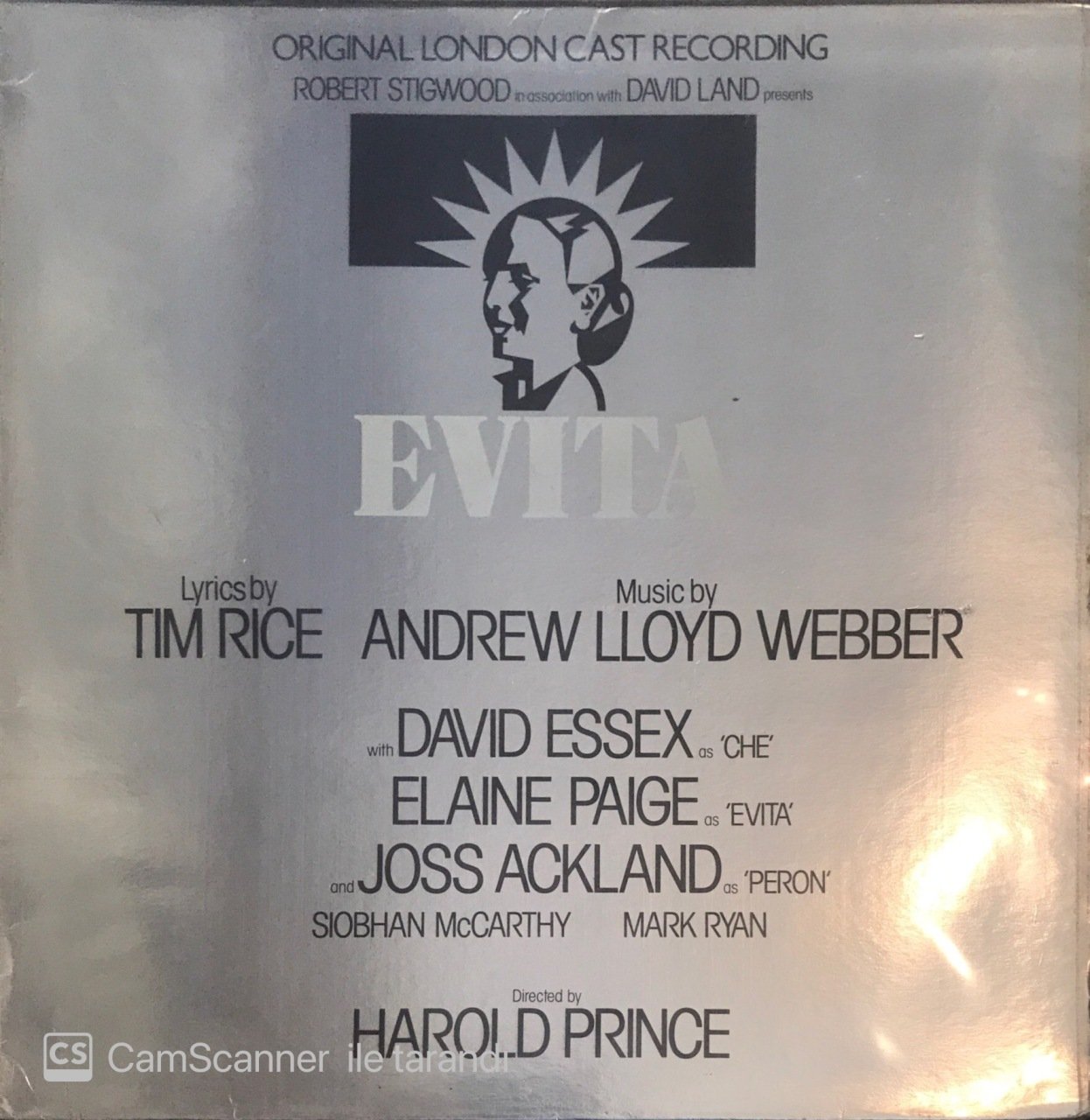 Original London Cast Evita LP
