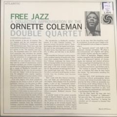Ornette Coleman Double Quartet Free Jazz LP