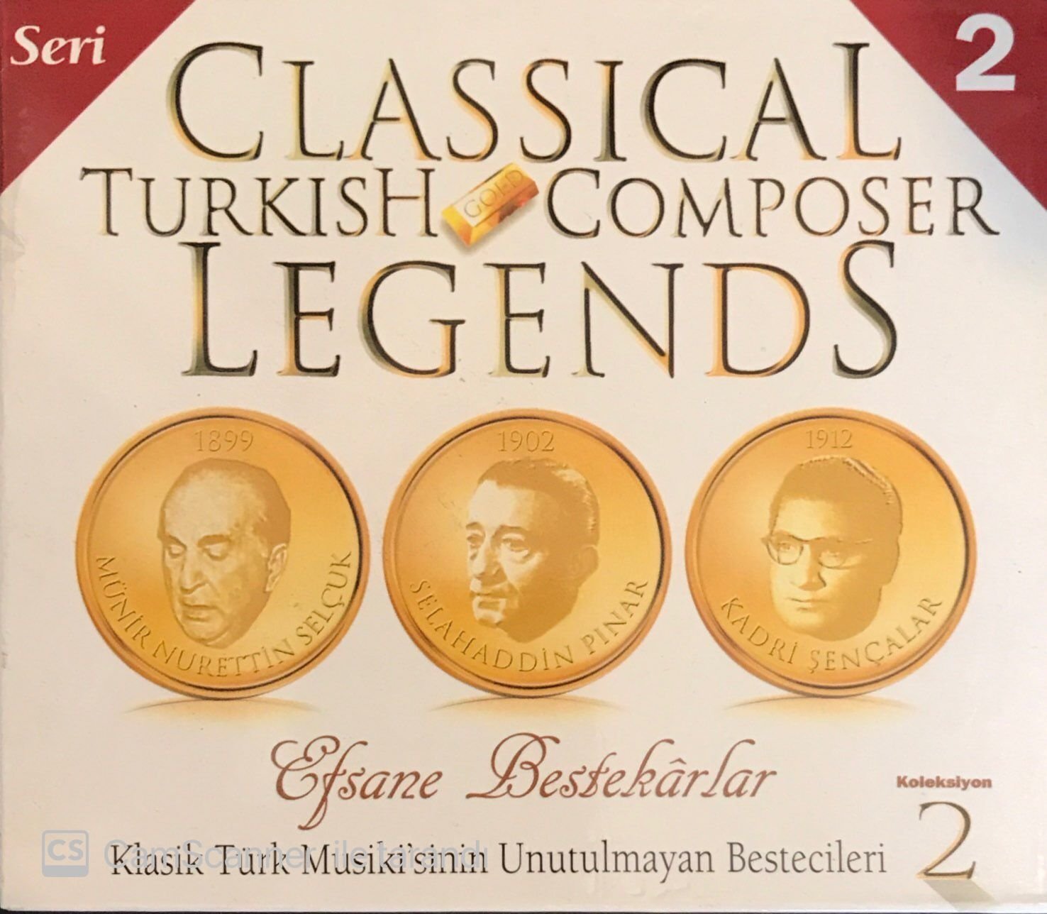 Classical Turkish Compose Legends  - Efsane Bestekarlar -   3 x CD