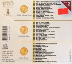 Classical Turkish Compose Legends  - Efsane Bestekarlar -   3 x CD