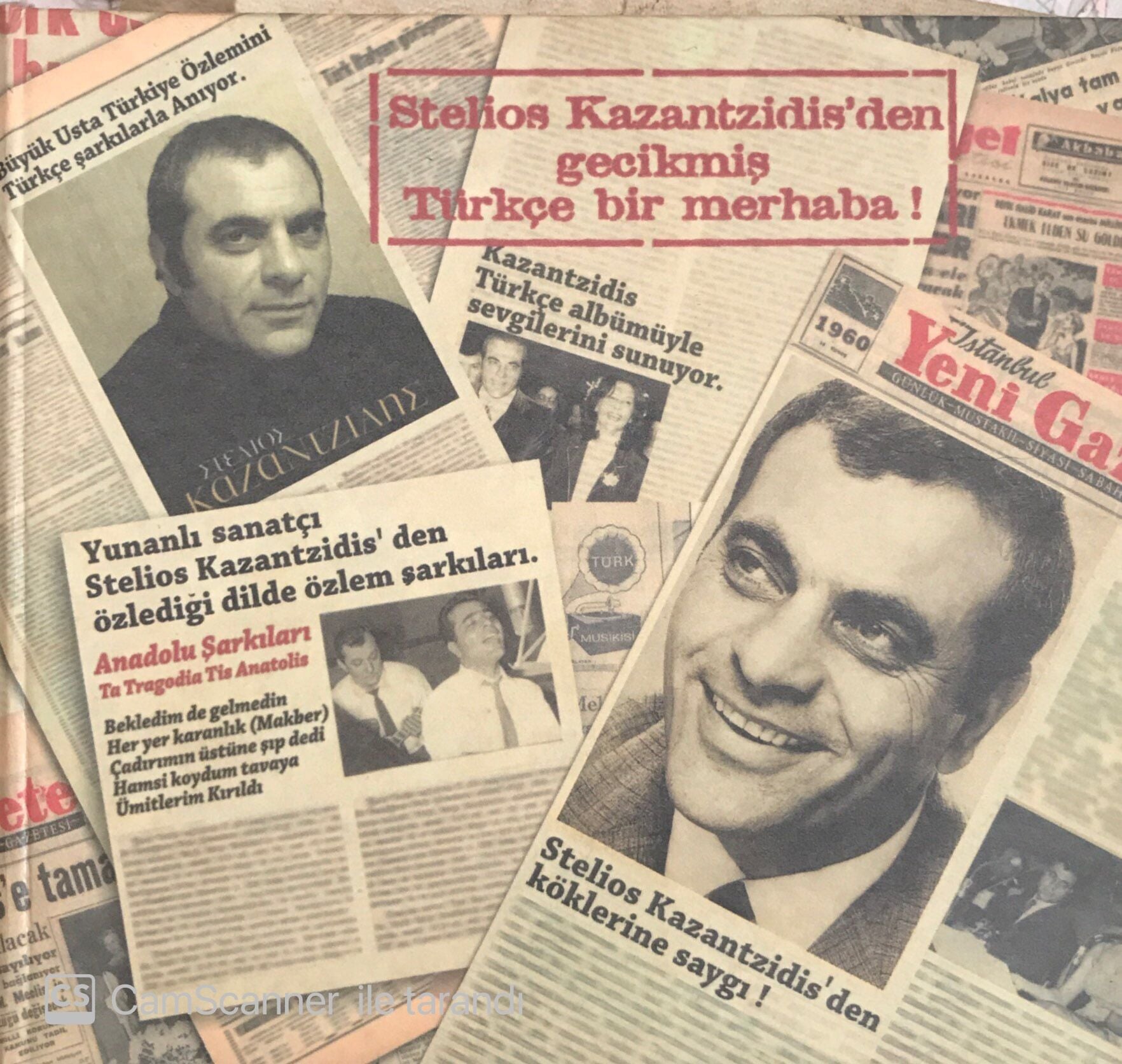 Stelios Kazantzidis - Anadolu Şarkıları CD