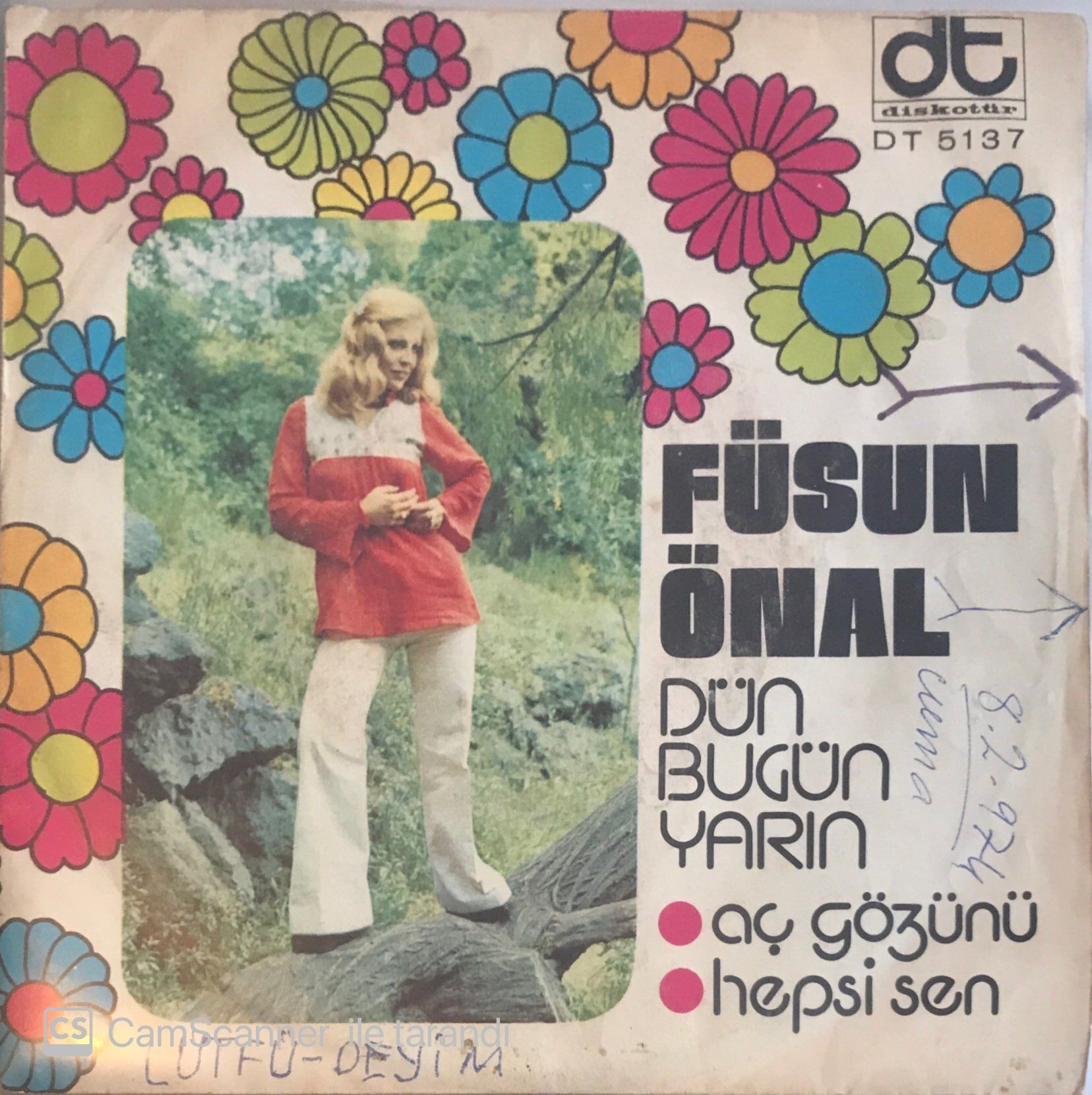 Füsun Önal Dün Bugün Yarın - Aç Gözünü 45lik