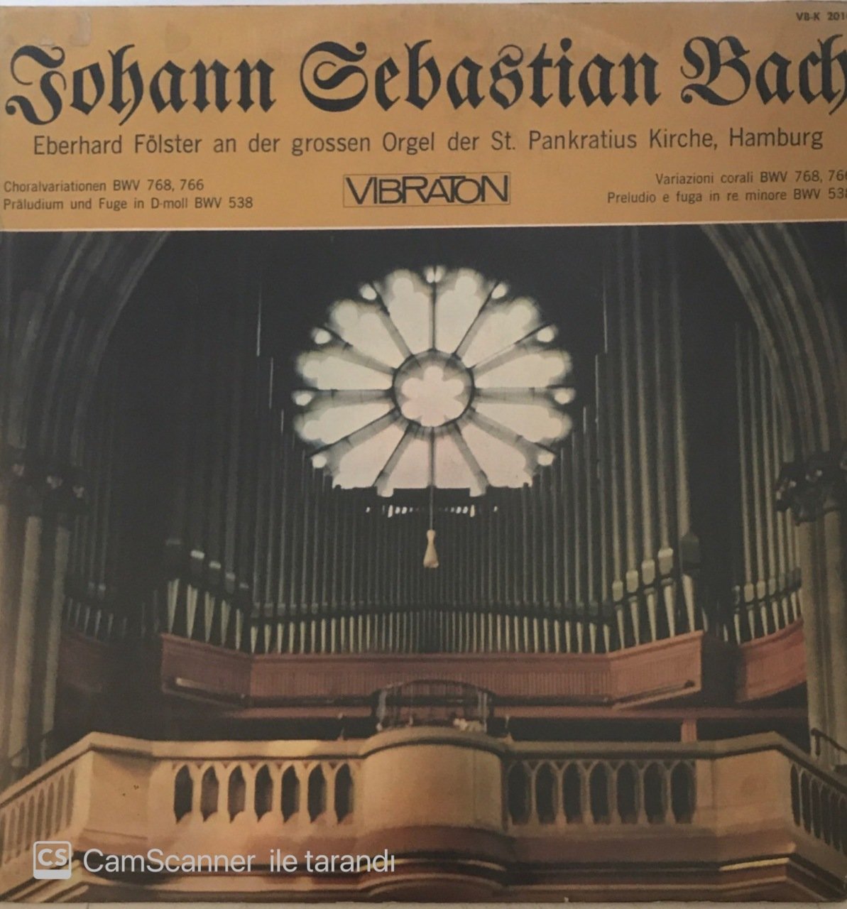 Johann Sebastian Bach 1985/1750 LP