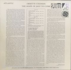 Ornette Coleman The Shape Of Jazz To Come LP