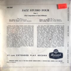 Jack Millman Jazz Studio (4 Şarkılık EP) 45'lik