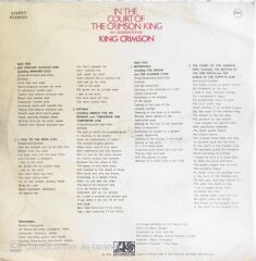 King Crimson - The Court Of The Crimson King - LP