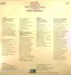 King Crimson - The Court of the Crimson King LP
