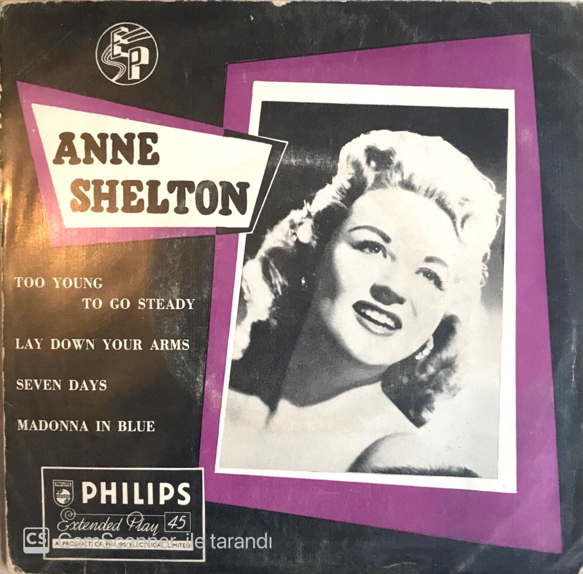 Anne Shelton (4 Şarkılık EP) 45'lik