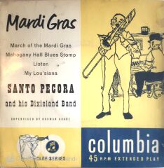 Santo Pecora - Mardi Gras (4 Şarkılık EP) 45'lik