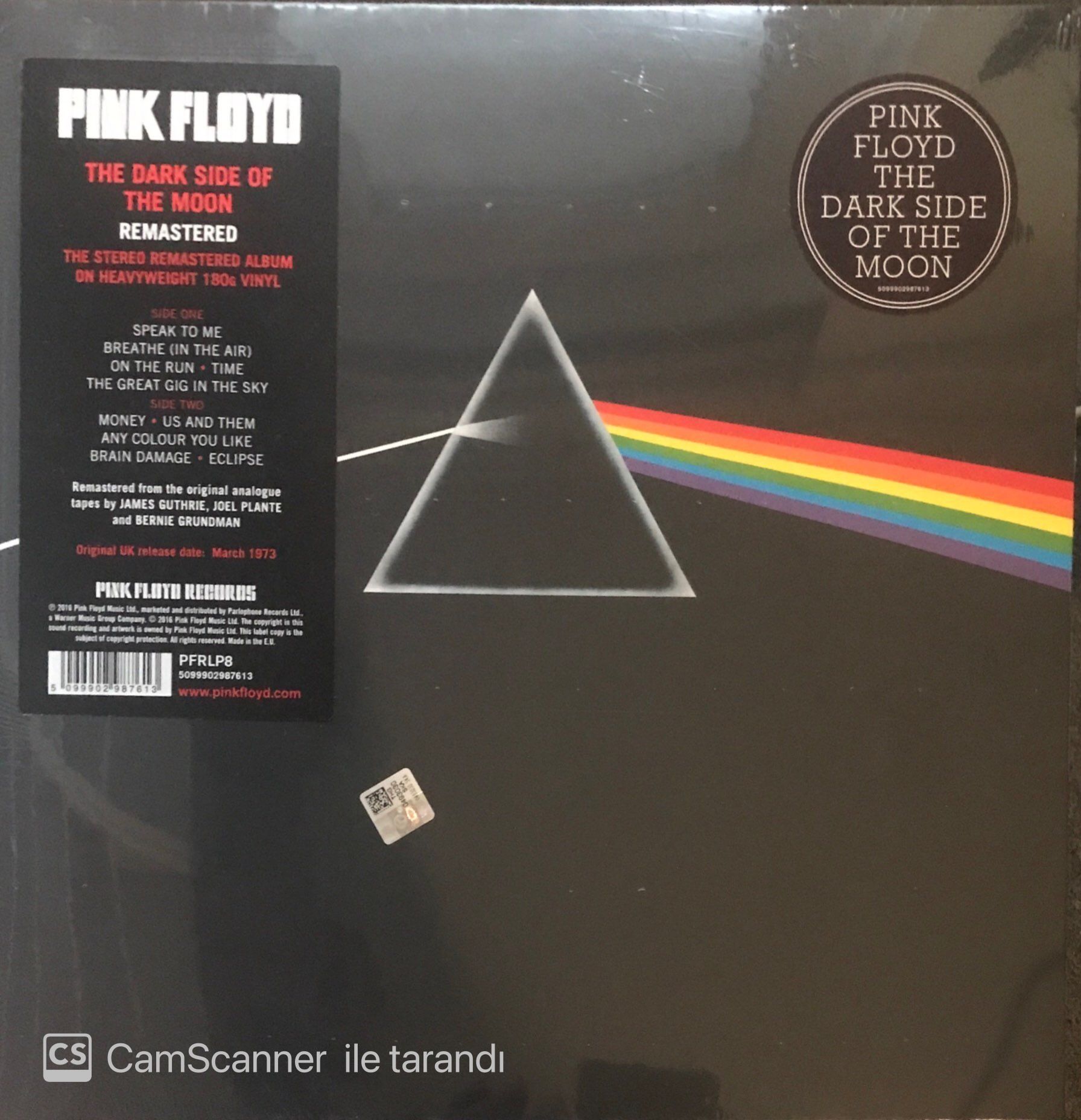 Pink Floyd The Dark Side Of The Moon LP