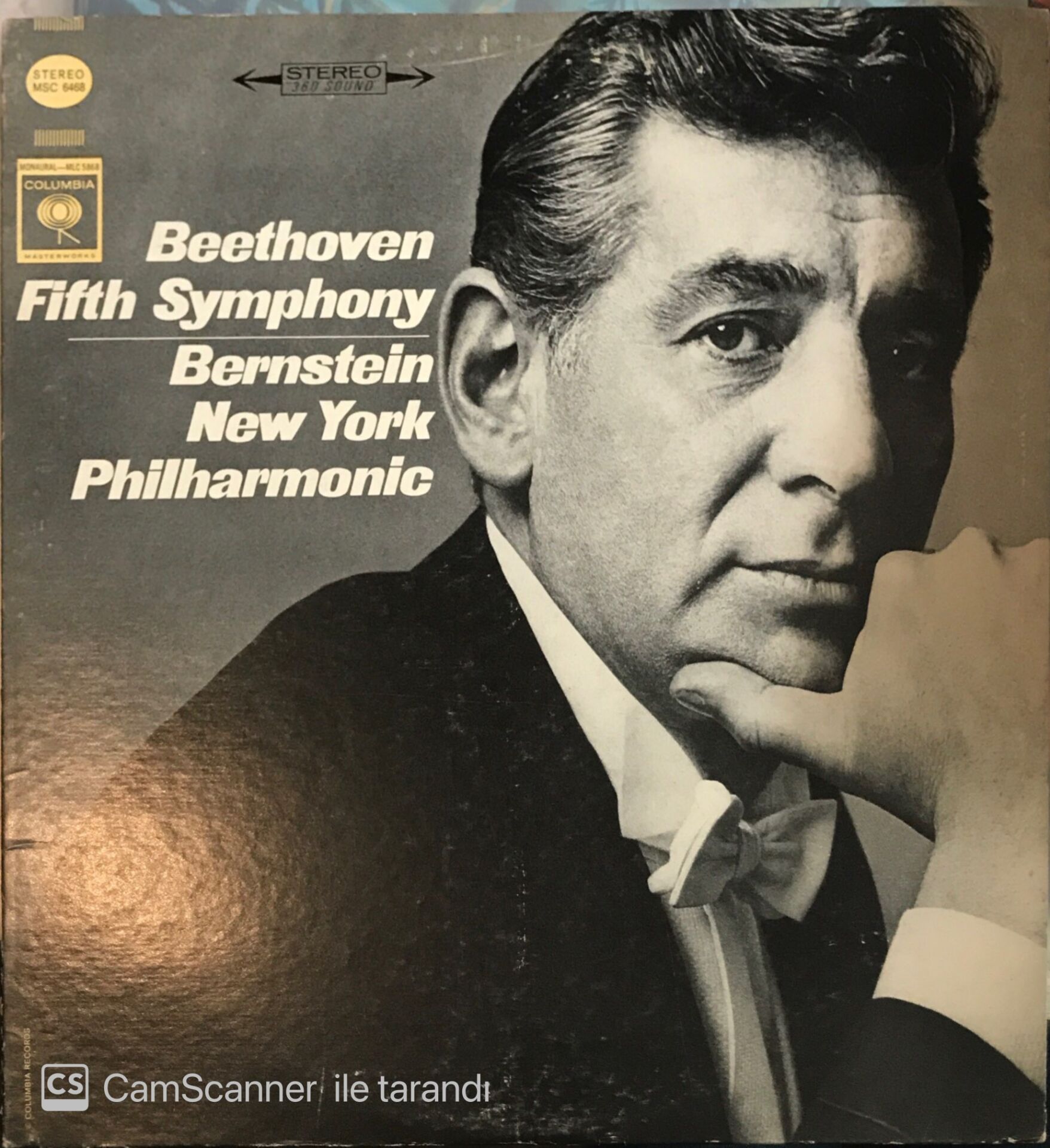 Beethoven Fifth Symphony Bernstein New York Philharmonic LP