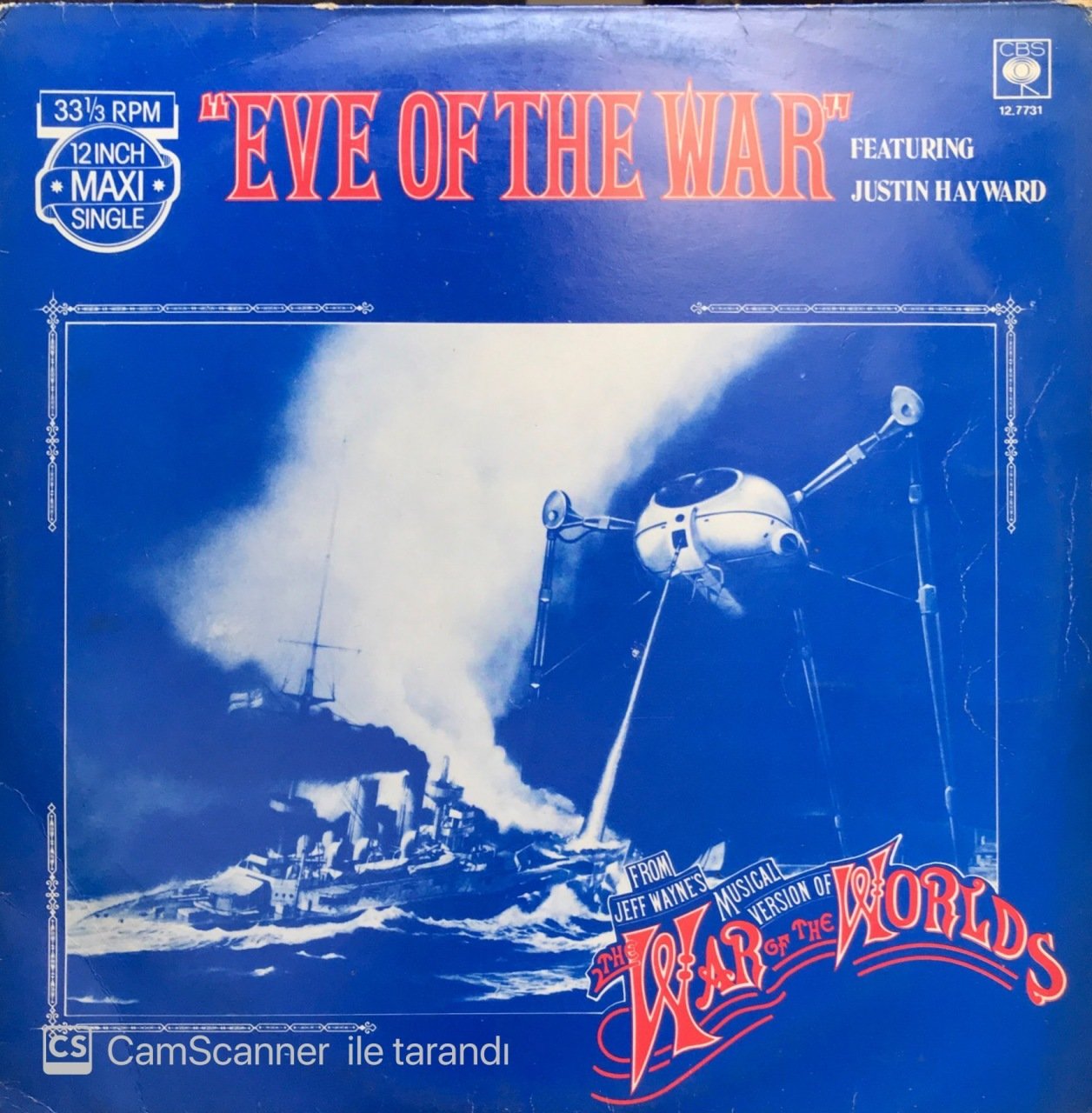 Jeff Wayne The Eve Of The War MAXI