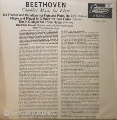 Beethoven Chamber Music For Flute LP