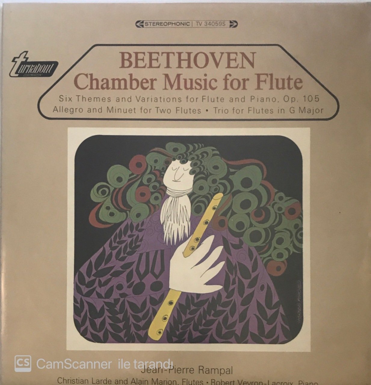 Beethoven Chamber Music For Flute LP