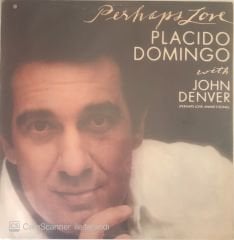 Placido Domingo with John Denver Perhaps Love LP