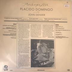 Placido Domingo with John Denver Perhaps Love LP
