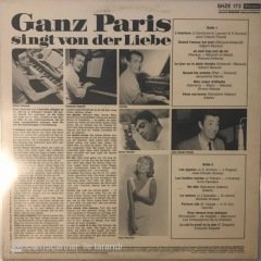 Ganz Paris Singt Von Der Liebe LP