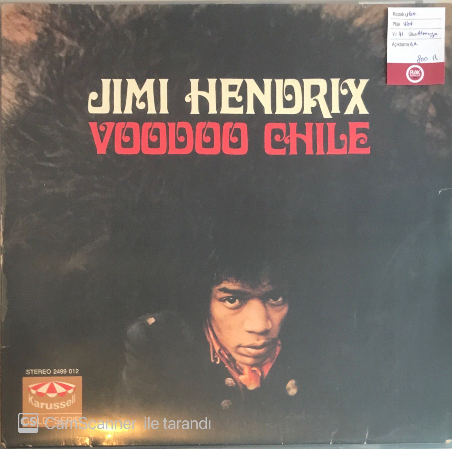 Jimi Hendrix - Voodoo Chile LP