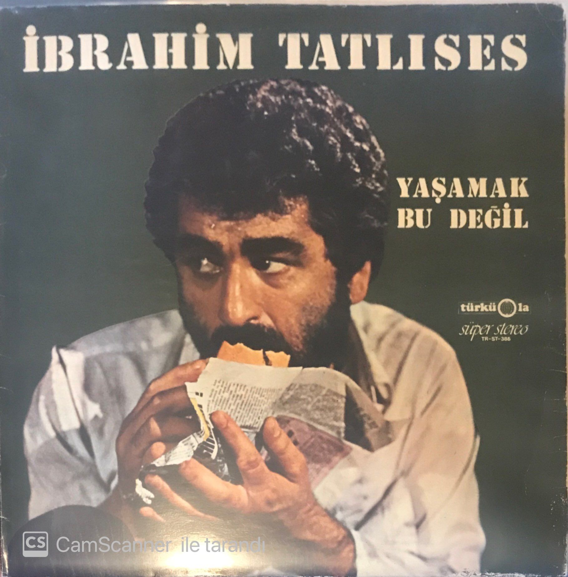 İbrahim Tatlıses - Yaşamak Bu Değil LP (Türküola Baskı)