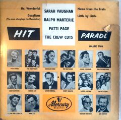 Hit Parade - Sarah Vaughan, Ralph Marterie, Patti Page, The Crew Cuts (4 Şarkılık EP) 45'lik
