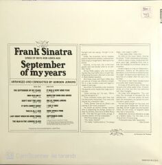 Frank Sinatra - September of my Years LP