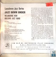 Jazz Down Under (4 Şarkılık EP) 45'lik